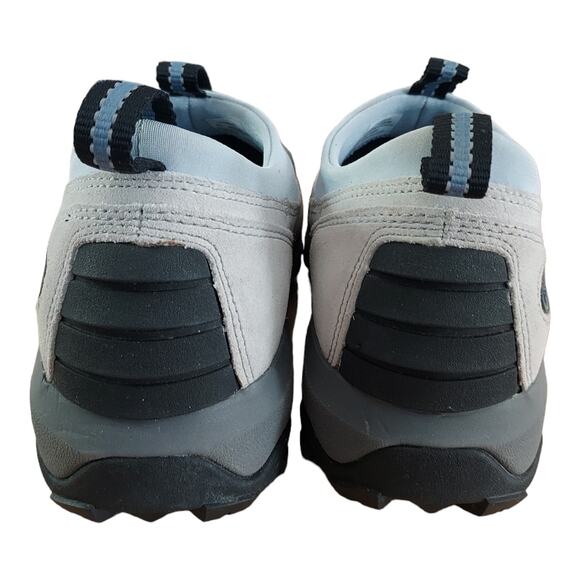 L.L. Bean Chunky Insulated Slip On Hiking Trail Light Blue Gray Suede Shoes 8.5 - Picture 5 of 8